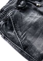 Recea Pánske džínsové nohavice Lugran čierna S
