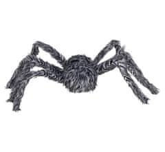 Guirca Dekoračný pavúk sivý s červenými očami 60cm