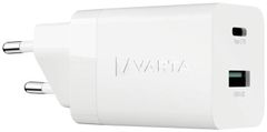VARTA Sieťová nabíjačka "Speed", 1x USB, 1x USB-C, 38W, 57955101111