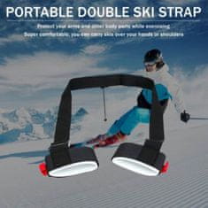 SOLFIT® Nastaviteľný popruh na prepravu lyží | SKITREK