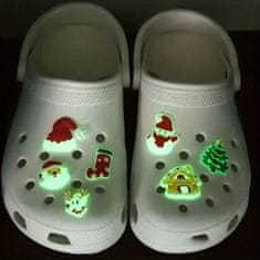 JOJOY® Vianočné svietiace ozdoby na obuv (7ks) | SHINETAGS