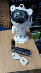 TopKing Hviezdny projektor NOVÝ Astronaut s Bluetooth, reproduktorom as diaľkovým ovládaním