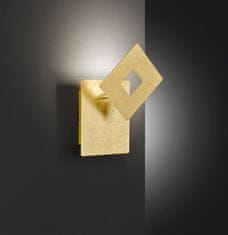 WOFI WOFI Nástenné svietidlo Bayonne 1x 6,5 W LED 430lm 3000K zlatá 4048-201Q