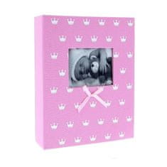 Gedeon Akcia 1+1 Detský fotoalbum 10x15/200 MIRACLE ružový + Drevený fotorámik DRC11K 15x20 C7 ružový zdarma