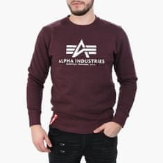 Alpha Industries  Pánska Mikina Basic Sweater-BO Bordová S