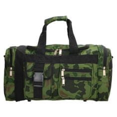 No Label Zelená cestovná vojenská taška "Soldier" - veľ. M