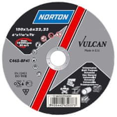 Norton Kotúč NORTON Vulcan A 150x1,0x22 A60T-BF41, rezný na kov a nerez