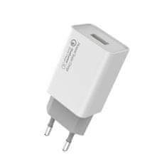 ColorWay AC nabíjačka 1xUSB Huawei Super Charge/Quick Charge 3.0, 4.0A (20W), biela (CW-CHS014Q-WT)