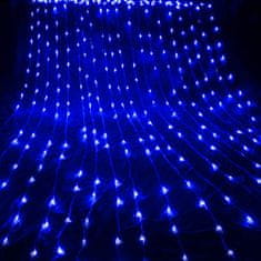 ColorWay LED girlanda ColorWay - záves, 3x3m, 300LED, modrá žiara (CW-GW-300L33VBL)