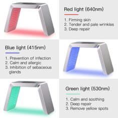 Yalong Trade PDT LED fotónový prístroj na tvár 7 farieb
