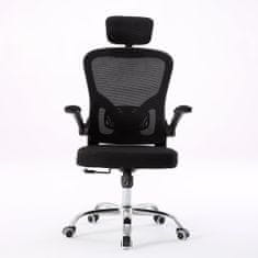 Topeshop Kancelárska stolička Derax čierna
