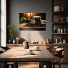 ARTMIE Kávové obrazy do kuchyne Elegancia Espressa | 60x90 cm