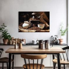 ARTMIE Kávové obrazy do kuchyne Neodolateľný Zážitok | 40x60 cm