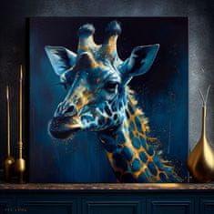 ARTMIE Dekoratívna maľba na plátne - PREMIUM ART - Towering Majesty of Giraffe | 100x100 cm