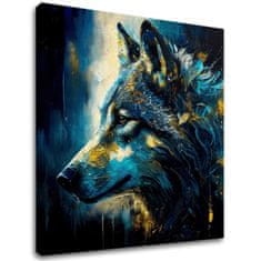 ARTMIE Dekoratívna maľba na plátne - PREMIUM ART - Wilderness in Wolf Eyes | 60x60 cm
