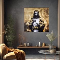 ARTMIE Zlatý dotyk na plátne Strength of Christ | 120x120 cm