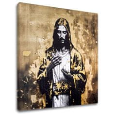 ARTMIE Zlatý dotyk na plátne Strength of Christ | 120x120 cm