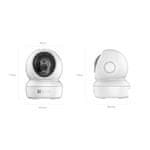 EZVIZ Kamera H6C Vnútorná otočná, IP, WiFi, 2MP, 4mm