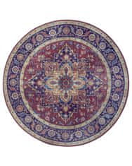 NOURISTAN Kusový koberec Asmar 104000 Plum / Red kruh 160x160 (priemer) kruh