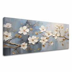 ARTMIE Kvetinový svet na plátne Harmónia farieb | 60x120 cm