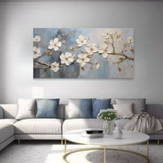 ARTMIE Kvetinový svet na plátne Harmónia farieb | 60x120 cm