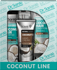 Dr. Santé Dr.Santé kazeta 4 ks COCONUT (shampoo + condicionér + hand cream + Lip Balm )