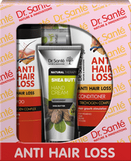 Dr. Santé Dr.Santé kazeta 4 ks ANTI HAIR LOOS  (shampoo + condicionér + hand cream + Lip Balm)