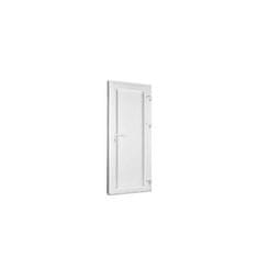 TROCAL Plastové dvere | 90 x 205 cm (900 x 2050 mm) | biele | plné | pravé