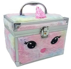 EXCELLENT Plyšový kozmetický kufrík s make-upom - Jednorožec