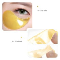 Zlaté hladké hydratačné náplasti na oči, 80 g (60 náplastí/30 párov)