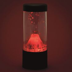Northix Lávová lampa na batérie – sopka – červená 