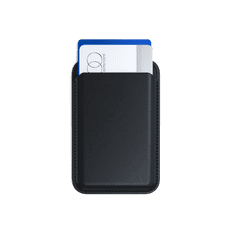 Satechi Vegan-Leather Magnetic Wallet Stand (iPhone 12/13/14/15 all models) - čierna
