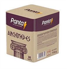 PANTA & PYROTECHNIK Panta Archimedes, 16 rán, F2, Kompaktný ohňostroj