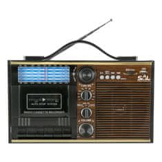 SAL Rádio prenosné kazetové SAL RRT11B retro