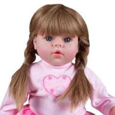 PLAYTO Poľsky hovoriaca a spievajúca detská bábika PlayTo Tina 46 cm 