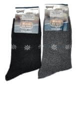 Ulpio Vlnené pánske ponožky s malou vločkou EU 43-46 GREY (sivá)