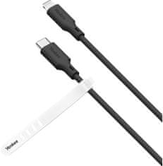 Yenkee kábel YCU 635 BK SILIC USB-C - Lightning, MFi, 1.5m, čierna