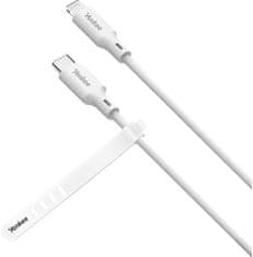 Yenkee kábel YCU 635 WH SILIC USB-C - Lightning, MFi, 1.5m, biela