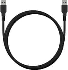 Yenkee kábel YCU 013 BK USB-A - USB-A , propojovací, USB 3.0, 1.5m, čierna