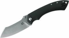 Fox Knives FX-534 FOX/KAY MAX ROM PELICAN FOLDING KNIFE BLACK G10 HNDL-N690 STONE WASHED BLADE