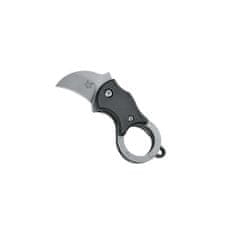 Fox Knives FX-535 FOX MINI-KA FOLDING KNIFE BLACK NYLON HANDLE-1.4116 STAINLESS ST. SANDBLASTED BL