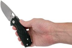 Fox Knives FX-604 FOX/VOX CORE FOLD. KNIFE BLACK FRN HNDL-N690 STONE WASHED BLADE-BLACK SPACER