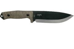 Fox Knives FX-609 OD FOX BUSHMAN FIXED BLADE OD GREEN MICARTA HNDL-STAINLESS STEEL K110 BLADE
