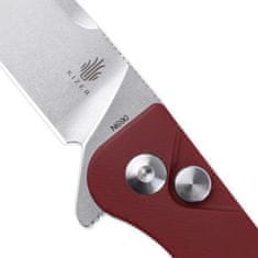 Kizer V3566N4 Swaggs Sway back Red Micarta