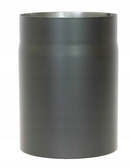 PSB Čierna oceľová komínová rúra 120 mm 25 cm