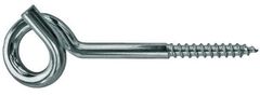 STREFA Výkyvný hák so skrutkou 7,8x140mm,A2 - nerezová oceľ - balenie 1 ks