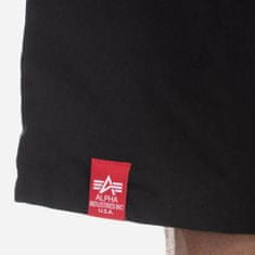 Alpha Industries  plavky Side Print Board Short pánske šortky Čierna M