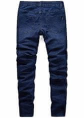 Recea Pánske džínsové nohavice Glatidd temno modra XL