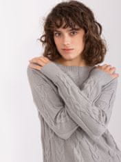Wool Fashion Dámsky klasický sveter Tilgula šedá Universal