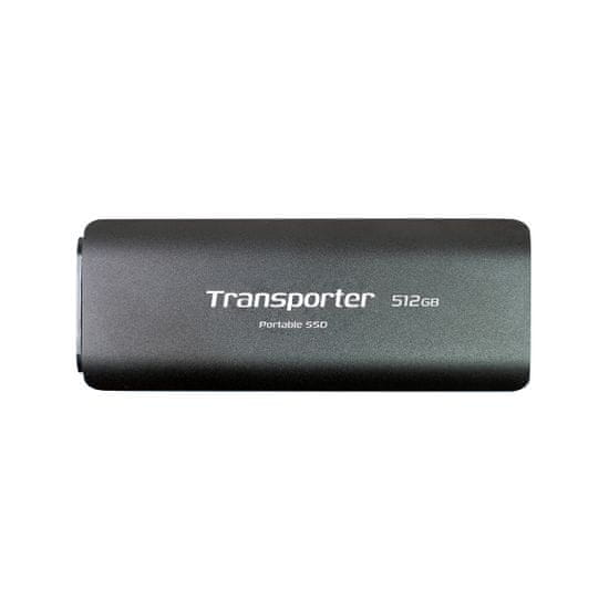 Patriot TRANSPORTER/512GB/SSD/Externý/Čierna/3R